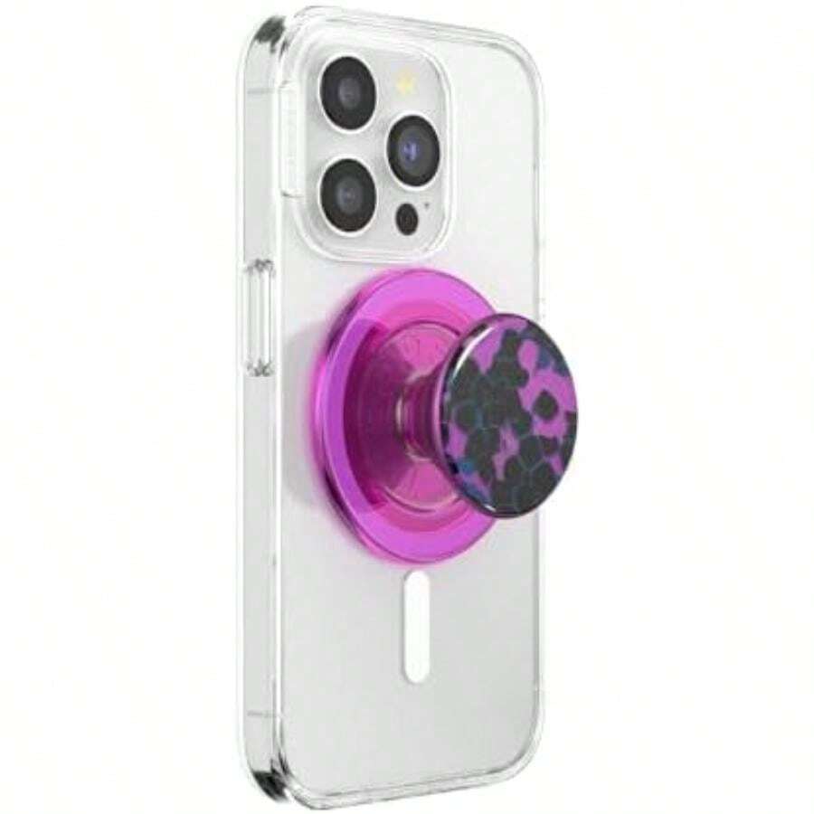 - Empuñadura para teléfono con Soporte, Soporte magnético, Parte Superior Intercambiable, Agarre para , teléfono y Tablet, Prisma púrpura(MagSafe Púrpura (Purple Prism)) - Multicolor - Ver 1