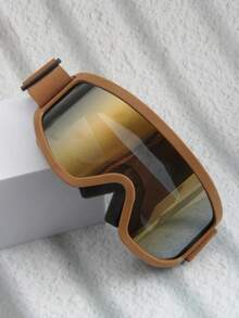 Men's New Large Frame Windproof Skiing Cycling Mountaineering Goggles, Windproof Skiing Goggles Comfortable Casual Outdoor Cycling Glasses Suitable For Summer Beach Vacation Outdoor Travel Autumn - Nhiều màu - Xem 4