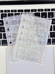 A7尺寸10/20张替换内页，透明内页，亮面内页，激光3D压纹贴纸簿，贴纸相册，A7活页相册替换内页 - 彩色 - 查看 15