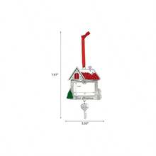 Our First in Our New Home Photo Ornament 2023 - House Warming Gifts New Home - Housewarming Gifts New House Picture Frame Ornament - Decoration New Home Gifts Ideas - Oro, rojo, plata - Ver 8