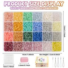 9000pcs/Box 2.6mm Fuse Beads Plastic Puzzle Beads Set - Includes Pegboard And Instructions, Handmade Creative DIY Puzzle Beads Fusion - Fuse Bead - View 3