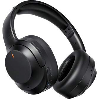 Hybrid Active Noise Cancelling Headphones Wireless Over Ear Headphones With Microphone Deep Bass, Hi-Fi Audio, Memory Foam Ear Cups, 30H Playtime