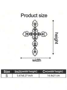 1 buc decor decorativ de perete din metal negru, decor interior modern de perete suspendat pentru baie, decor din fier montat pe perete, folosit pentru decorarea casei, decorare decorativă - Multicolor - Vizualizare 10