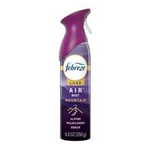 4/1 Bottle Febreze Downy Infusions Calm Air Mist - Lavender & Vanilla Bean/Mediterranean Lavender/Mountain/White Pine & Juniper Berry - 8.8oz, Air Freshener, Ambientador Para Casa, Spray, Travel Essential, Travel, Travel Accessories, Bathroom, Air Freshener For House, Cleaning Supplies, Glade, Room Decor, Extracted, Essential Oil Formula, Deodorizing, Long-Lasting Fragrance, Odor Removal, Air Purification, Natural Ingredients, Lavender, Lemon, Jasmine, And Marine Scents. Suitable For Home, Car, Bathroom, And Bedroom Use. Spray Type, Long-Lasting Fragrance - Núi - Xem 2
