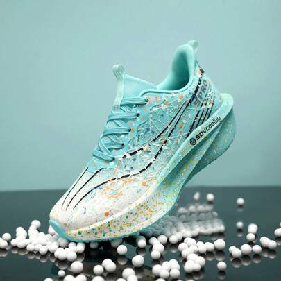 Men's Marathon Carbon Plate Technology Running Shoes, Lightweight Shock-Absorbing Marathon Sports Shoes, Carbon Fiber Fitness Running Shoes, Fashion Durable Sports Casual Running Shoes, Soft Sole Classic Gradient Color Sports Shoes, Comfortable Walking Shoes