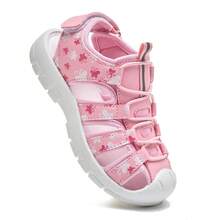 Sandalias casuales para exteriores para niñas, sandalias deportivas para exteriores para niños, sandalias para correr para niñas, sandalias para correr para niños y niñas - Rosa - Ver 4