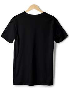 Men's Cotton T-Shirt Alien Starry Night ET - Black - View 3