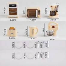 迷你厨房玩具套装 - 可爱的桌面烹饪用具装饰，适合房间装饰、娃娃屋场景、微缩模型展示和美学摄影 | 青少年和朋友的创意收藏礼物（需自行组装 - 款式随机）