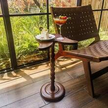 1pc New Fashionable Side Table, Luxury Desk, Vintage European, American And Middle Eastern Style Coffee Table, Balcony Table, Mini Coffee Table, Home Table - Multicolor - View 5