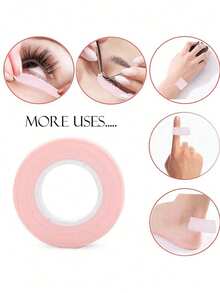 1 Rotolo di strumenti per il trucco degli occhi, inclusi adesivi per ombretto, penna eyeliner traspirante, adesivi per extension ciglie, nastro per trucco invisibile per il viso, nastro per pratica istantanea del trucco per il viso, nastro per lifting del viso, nastro per ombretto, nastro per penna eyeliner, strumenti per il trucco, strumenti per le ciglie, strumenti per il lifting del viso - Multicolore - Visualizzare 4
