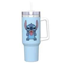 Lilo And Stitchs Insulated Tumbler With Straws Cartoon Vacuum Coffee Mugs Outdoor Travel Car Bottle Cup, 40oz - 19 + MỘT KÍCH CỠ - Xem 1