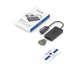 HDMI To USB-C Adapter, Thunderbolt 3 Compatible External Display Converter, Supports 2560x1440 Resolution, Allows Direct Connection Of Audio/Video Capture Cards To Laptops/PCs For Video Conferencing, Streaming, And Home Office Use - Dark Grey - View 8