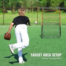 Red de rebote para béisbol y sóftbol  de 3 x 4,5 pies con sistema de entrenamiento de 3 vías PitchBack - 3 x 4,5 pies - Ver 4