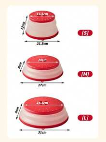 10 Inch Microwave Food Cover &Foldable Silicone Vegetable Washing Basket - Splatter Guard, Plate Holder & Kitchen Colander For Meal Prep, Charcoal.[Perfect Match] Microwave Food Cover And Mat 10"