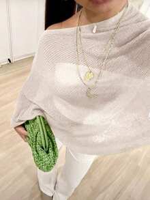 Áo khoác len cardigan dáng rộng thanh lịch và thời trang dành cho nữ, dáng rộng, nhẹ, rất thời trang, phù hợp mặc hàng ngày vào mùa xuân/hè, du lịch thường ngày, đi biển với nhiều phong cách khác nhau - Kaxing - Xem 3