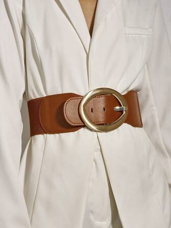 Plus Size Elastic Waist Slim Fit Casual Pants, Suitable For Daily Wear, Gatherings, Music Festivals, Holidays, And Gifts