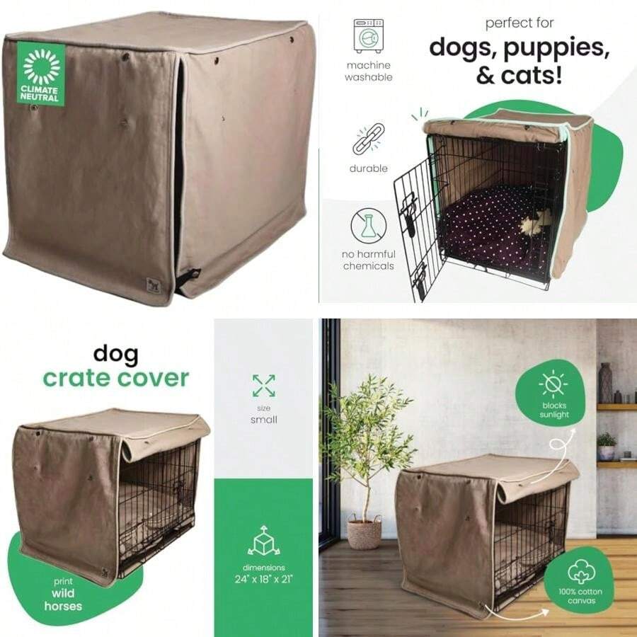 Molly Mutt Funda para cajón, Romeo & Julieta, pequeña(24"x18"x21" Caballos salvajes) - Multicolor - Ver 1