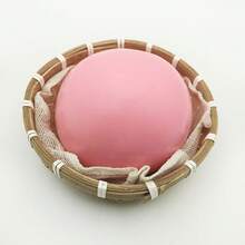 1个超大号可塑形面包/奶酪球慢回弹玩具，可拉伸至25-30厘米，非常适合缓解压力，超大号慢回弹挤压玩具，是生日、圣诞节等各种场合的理想礼物。 - 彩色 - 查看 5