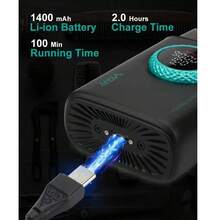 VGR 男士电动理发器/剃须刀/专业理发器/LED智能数码9000转/分钟可调节胡须修剪器/理发器 V-977&377 - 彩色 - 查看 8