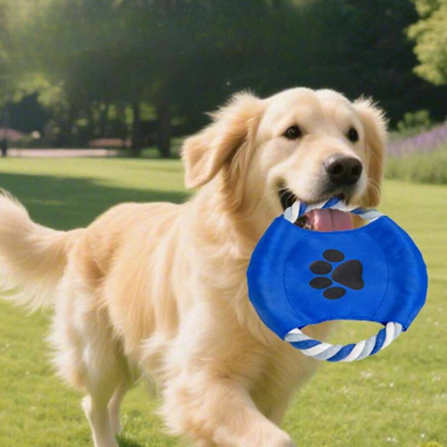 18/20cm Giocattolo per animali domestici con nodi in corda, adatto per casa, cortile, passeggiate all'aperto, addestramento degli animali, durevole e portatile - Multicolore - Visualizzare 1