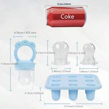 Baby Fruit Feeder Pacifier With Mini Freezer Nibble Tray - Multicolor - View 3