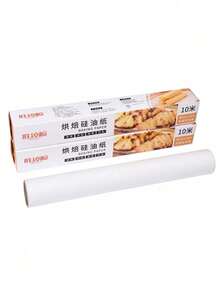 1卷10米烘焙纸，矩形烘焙纸衬垫，适用于烘焙、烧烤、空气炸锅，空气炸锅衬垫，空气炸锅纸 - 彩色 - 查看 5