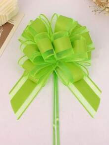 Elegant Natural Color Tulle Pom Pom Hanging Decoration, Wedding Car, Christmas, New Year Gift - Multicolor - View 4