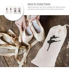 Baluue Bolsa de Almacenamiento para Zapatos de Baile de 4 Piezas, Bolsa Multifuncional con cordn, Bolsa de Viaje porttil para Zapatos, Adecuada para Zapatillas de Ballet y Zapatillas - inicial - Ver 10