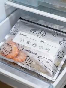 铝箔密封食品保鲜袋，适用于冰箱冷藏和冷冻，专用食品保鲜袋