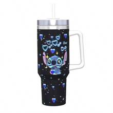 Lilo And Stitchs Tumbler Vacuum Insulated Cartoon Thermal Cup Stainless Steel Double Wall Mugs Bottle, 40oz - 1 + ONE SIZE - View 1