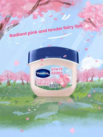  1 pieza/3 piezas Bálsamo labial Vaseline Cuidado especial clásico Hidratante con aroma romántico a flor de cerezo temprana 7g, Micro Gel Vaseline, Extracto de flor de cerezo, Cuidado labial hidratante, Brillo natural, Navidad, Regalos de Navidad, Maquillaje, Cuidado de la piel, Cuidado labial, Aceite labial perfecto