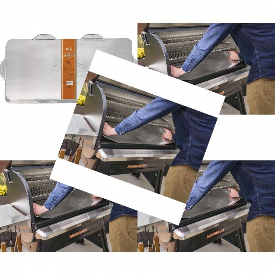 Traeger Grills BAC515 Timberline 1300 Drip Tray Liner Grill Accessory 5-Pack - 米色 - 查看 1