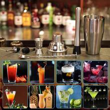 Cocktail Shaker Bar Set, Professional Margarita Mixer Drink Shaker And Measuring Jigger Amp Mixing Spoon Set, Ma... - Silver - View 9