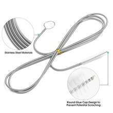 2/1pc Flexible Long Drain Cleaning Brush - Ideal For Toilets & Pipes, No Power Needed, Essential Home Cleaning Tool