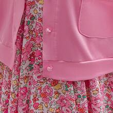 开学第100天老妇人角色扮演服装套装，包括假发、项链、袜子、包和拐杖，趣味道具，嘉年华生日装扮 - 粉色 - 查看 7