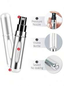 1/5/10 piezas, Atomizador de perfume recargable de 5ml, Botella de perfume portátil de viaje, Vaporizador de perfume, Vial de muestra de perfume mini - Multicolor - Ver 6