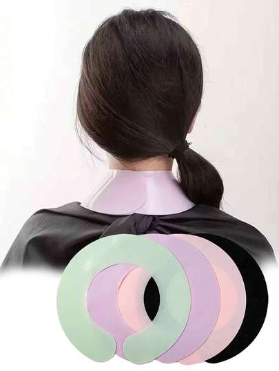 High Quality Silicone Hair Cutting Cape - Professional Salon Neck Dye Collar With Adjustable Hood-Like Collar For Hair Coloring, Hairdressing & Chemical Treatments - Easy-Clean Hairdresser Cape Accessory