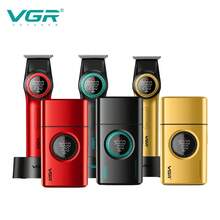 VGR 男士电动理发器/剃须刀/专业理发器/LED智能数码9000转/分钟可调节胡须修剪器/理发器 V-977&377 - 彩色 - 查看 1