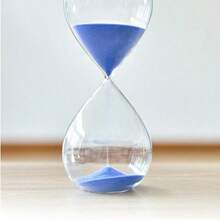 Cronômetro de 5 minutos, vidro transparente, várias opções de areia fina colorida, decoração de mesa para sala de estar, quarto, escritório e sala de estudos.