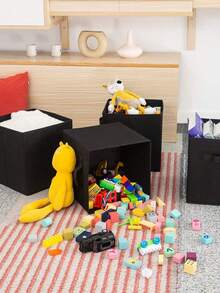 无纺布彩色方形收纳盒，可折叠衣物收纳盒，情人节多功能收纳方案。 - 彩色 - 查看 5