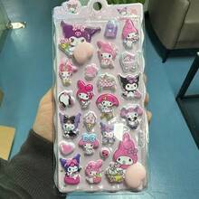 1张动漫卡通贴纸，可爱动物小猫贴纸，可重复使用防水贴纸，DIY工艺贴纸，适用于笔记本电脑、水瓶、笔记本、汽车、行李箱、礼品包装、派对装饰、乙烯基贴纸、学习用品、返校用品。