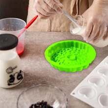 Birthday Cake Molds For Baking Silicone Cake Pans Reusable And Durable Non-Stick Baking Molds Tra For Chocolate Cake Jelly Pudding Mould Candy Making Baked Tool,34696998 - 玫瑰紅 - 查看 6