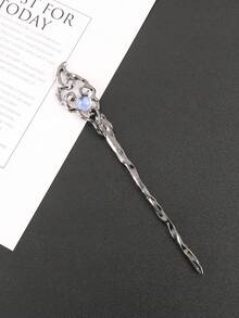 Smooth Snake-Shaped Crystal Hairpin, Dragon Scepter Hair Accessory, Bun Extension, Hair Styling Pins - Multicolor - View 7