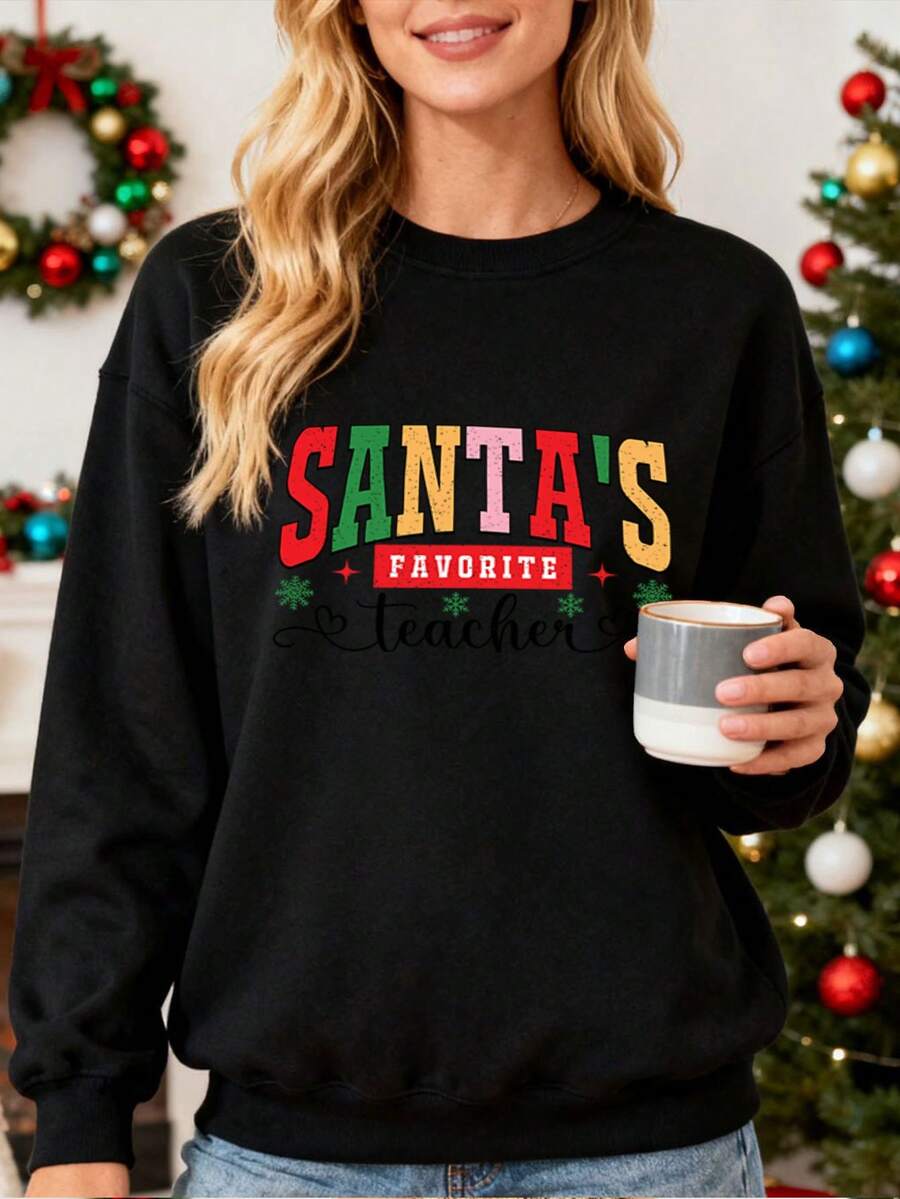 Women Plus Size Sports Sweatshirts - Black - View 1