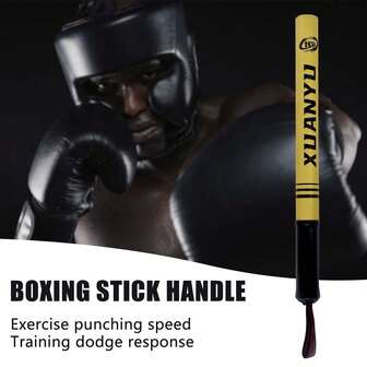 1PC PU Leather Martial Art Sticks Fighting Speed Reaction Training Sticks Suitable For Beginners Practice