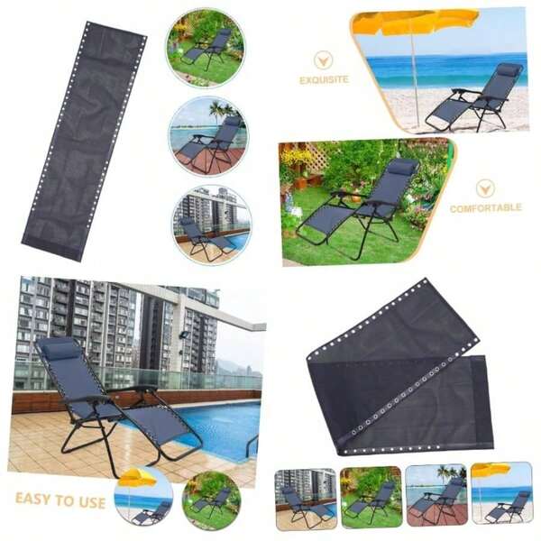 Tela para Tumbona De Lona Repuesto para Silla De Camping o Exterior Accesorio til para Reparar Sillas De Playa o Balcn