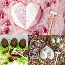 15/30 piezas Mini martillos de madera para chocolate - Perfectos para manualidades con corazones quebradizos y juegos de fiesta - Multicolor - Ver 4