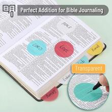 Mr. Pen- Transparent Sticky Notes, 200 Pcs, Candy Colors, Round Translucent Sticky Notes - ColorA - View 3