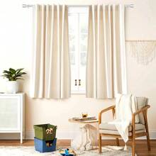 Barra de cortina para ventanas de 30 a 60 pulgadas, paquete de 2 barras de cortina ajustable de 5/8 pulgadas, con 4 soportes, fcil instalacin y tapas de extremo simples, para sala de estar, recmara - 30-48" + Pago - Ver 3