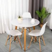 1.0mm Thick Round Transparent Vinyl Tablecloth, Elastic Edge Design, Easy-To-Clean PVC Tablecloth Suitable For Indoor And Patio Parties - White - View 5